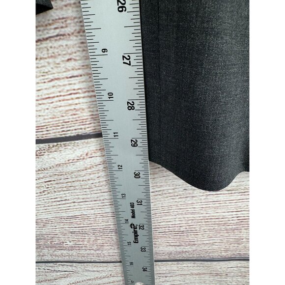 Lafayette 148 New York Irving Stretch Wool Dress Pants Women's Size 10 Dark Gray - Picture 8 of 8